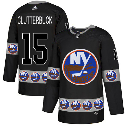 Adidas Islanders #15 Cal Clutterbuck Black Authentic Team Logo Fashion Stitched NHL Jersey Adidas Islanders #15 Cal Clutterbuck Black Authentic Team Logo Fashion Stitched NHL Jersey