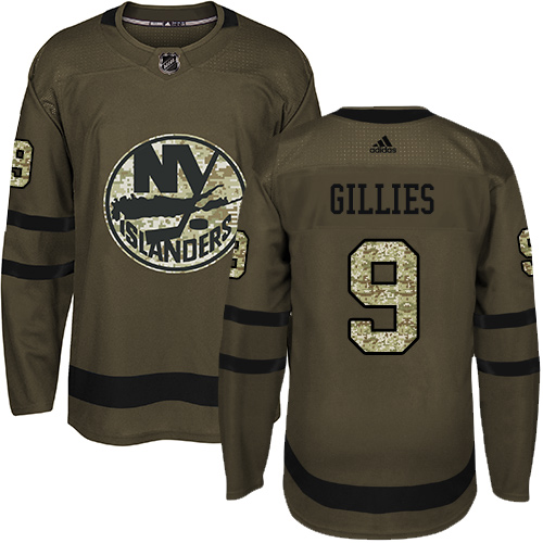 Adidas Islanders #9 Clark Gillies Green Salute to Service Stitched NHL Jersey Adidas Islanders #9 Clark Gillies Green Salute to Service Stitched NHL Jersey