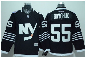 New York Islanders #55 Johnny Boychuk Black Alternate Stitched NHL Jersey New York Islanders #55 Johnny Boychuk Black Alternate Stitched NHL Jersey
