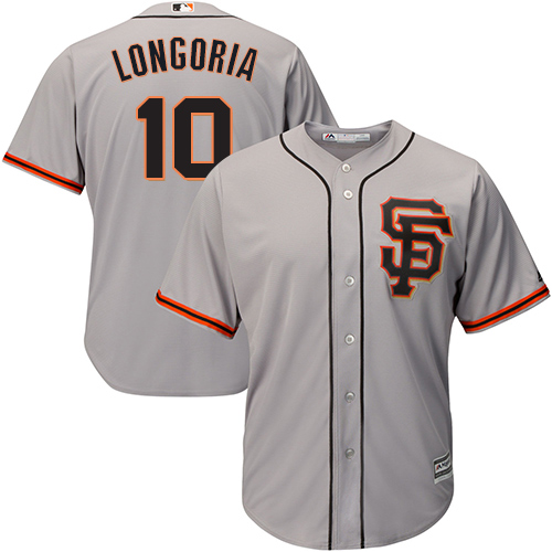 Giants #10 Evan Longoria Grey New Cool Base Road 2 Stitched MLB Jersey Giants #10 Evan Longoria Grey New Cool Base Road 2 Stitched MLB Jersey