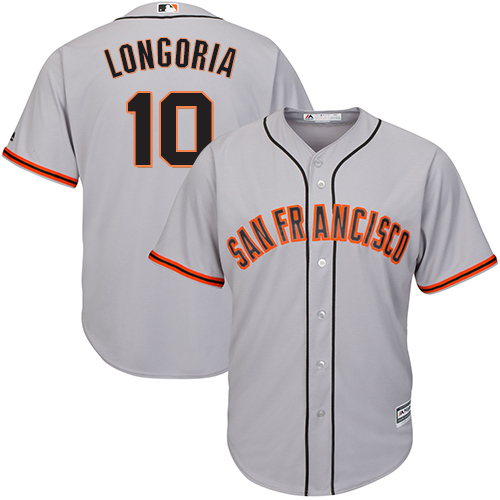 Giants #10 Evan Longoria Grey New Cool Base Road Stitched MLB Jersey Giants #10 Evan Longoria Grey New Cool Base Road Stitched MLB Jersey