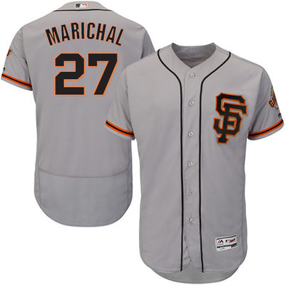 Giants #27 Juan Marichal Grey Flexbase Authentic Collection Road 2 Stitched MLB Jersey Giants #27 Juan Marichal Grey Flexbase Authentic Collection Road 2 Stitched MLB Jersey