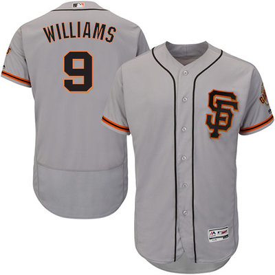 Giants #9 Matt Williams Grey Flexbase Authentic Collection Road 2 Stitched MLB Jersey Giants #9 Matt Williams Grey Flexbase Authentic Collection Road 2 Stitched MLB Jersey