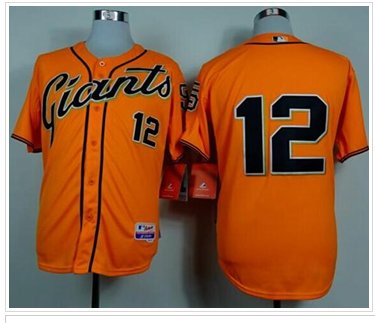 San Francisco Giants #12 Joe Panik Orange Alternate Cool Base Stitched Baseball Jersey