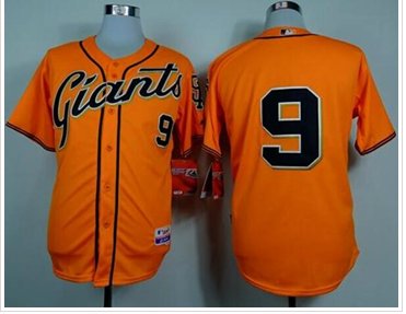 San Francisco Giants #9 Brandon Belt Orange Cool Base Stitched Baseball Jersey San Francisco Giants #9 Brandon Belt Orange Cool Base Stitched Baseball Jersey