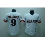 San Francisco Giants #9 williams jerseys m&n white San Francisco Giants #9 williams jerseys m&n white