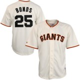 San Francisco Giants 25 Barry Bonds Natu white San Francisco Giants 25 Barry Bonds Natu white