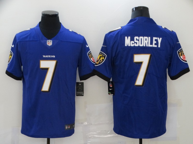 Nike Ravens 7 Trace McSorley Purple Vapor Untouchable Limited Jersey Nike Ravens 7 Trace McSorley Purple Vapor Untouchable Limited Jersey