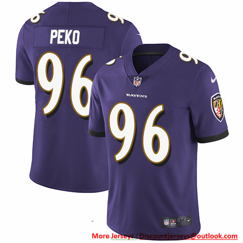 Nike Ravens #96 Domata Peko Sr Purple Team Color Men's Stitched NFL Vapor Untouchable Limited Jersey Nike Ravens #96 Domata Peko Sr Purple Team Color Men's Stitched NFL Vapor Untouchable Limited Jersey