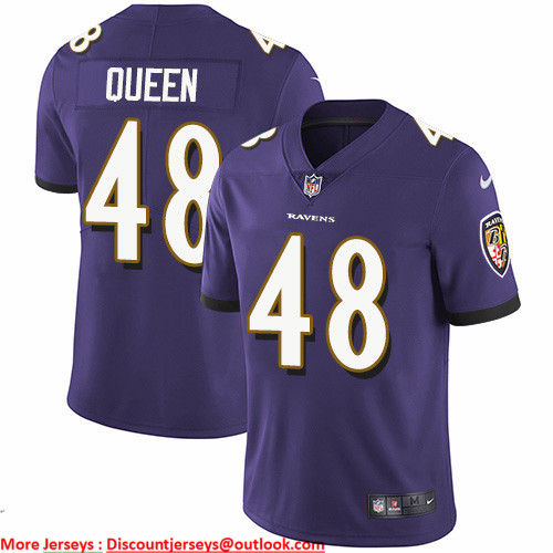 Nike Ravens #48 Patrick Queen Purple Team Color Men's Stitched NFL Vapor Untouchable Limited Jersey