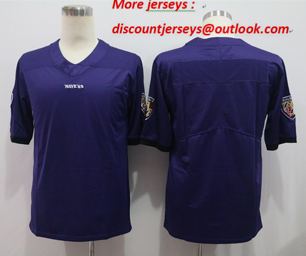 Nike Ravens Blank Purple Vapor Untouchable Limited Jersey