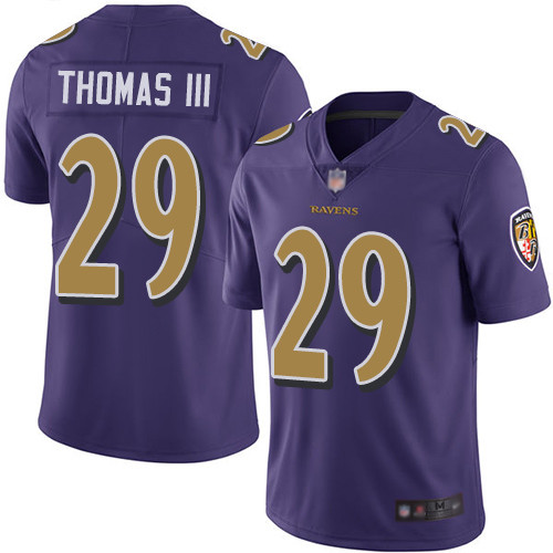 Ravens #29 Earl Thomas III Purple Men's Stitched Football Limited Rush Jersey Ravens #29 Earl Thomas III Purple Men's Stitched Football Limited Rush Jersey
