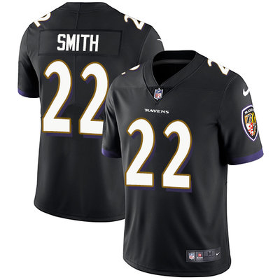 Nike Ravens #22 Jimmy Smith Black Alternate Men's Stitched NFL Vapor Untouchable Limited Jersey Nike Ravens #22 Jimmy Smith Black Alternate Men's Stitched NFL Vapor Untouchable Limited Jersey