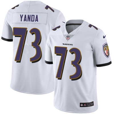 Nike Ravens #73 Marshal Yanda White Men's Stitched NFL Vapor Untouchable Limited Jersey Nike Ravens #73 Marshal Yanda White Men's Stitched NFL Vapor Untouchable Limited Jersey