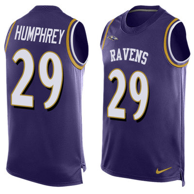 Nike Ravens #29 Marlon Humphrey Purple Team Color Men's Stitched NFL Limited Tank Top Jersey Nike Ravens #29 Marlon Humphrey Purple Team Color Men's Stitched NFL Limited Tank Top Jersey