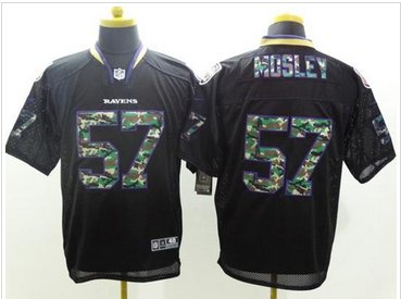NEW Baltimore Ravens #57 C.J. Mosley Black NFL Elite Camo Fashion Jersey NEW Baltimore Ravens #57 C.J. Mosley Black NFL Elite Camo Fashion Jersey