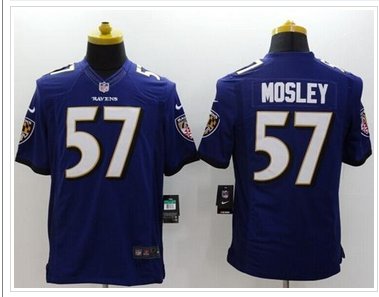 NEW Baltimore Ravens #57 C.J. Mosley Purple Team Color NFL New Limited Jersey