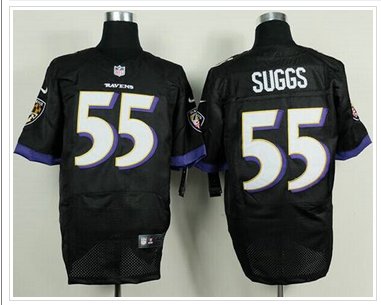 NEW Baltimore Ravens #55 Terrell Suggs Black Alternate NFL New Elite Jersey NEW Baltimore Ravens #55 Terrell Suggs Black Alternate NFL New Elite Jersey