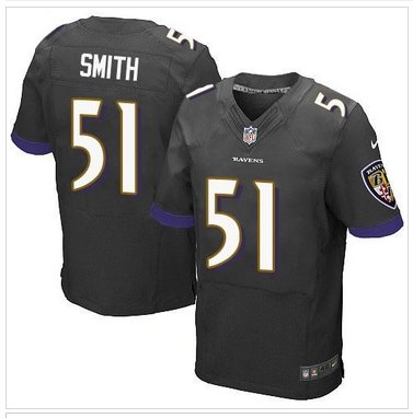 NEW Baltimore Ravens #51 Daryl Smith Black Alternate NFL New Elite Jersey NEW Baltimore Ravens #51 Daryl Smith Black Alternate NFL New Elite Jersey