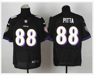 New Baltimore Ravens #88 Dennis Pitta Black Alternate NFL Elite Jersey