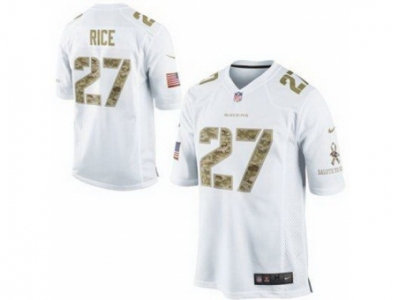 NEW Baltimore Ravens #27 Ray Rice White Jerseys(game USA)