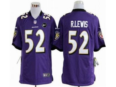 NEW Baltimore Ravens #52 Ray Lewis purple jerseys(Game Art Patch) NEW Baltimore Ravens #52 Ray Lewis purple jerseys(Game Art Patch)