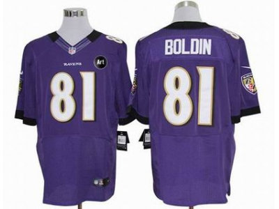 NEW Baltimore Ravens #81 Anquan Boldin purple jerseys(Elite Art Patch) NEW Baltimore Ravens #81 Anquan Boldin purple jerseys(Elite Art Patch)