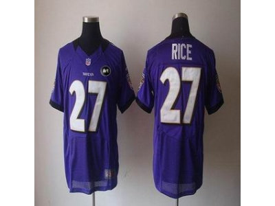 NEW Baltimore Ravens #27 Ray Rice purple jerseys(Elite Art Patch) NEW Baltimore Ravens #27 Ray Rice purple jerseys(Elite Art Patch)