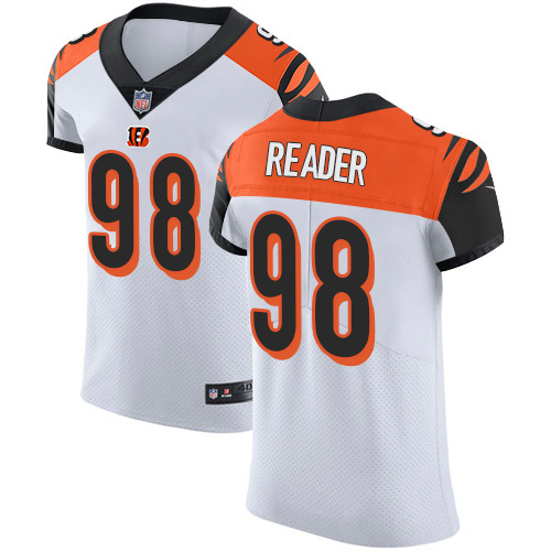 Nike Bengals #98 D.J. Reader White Men's Stitched NFL New Elite Jersey Nike Bengals #98 D.J. Reader White Men's Stitched NFL New Elite Jersey