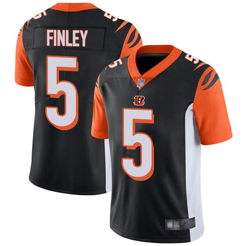 Bengals #5 Ryan Finley Black Team Color Men's Stitched Football Vapor Untouchable Limited Jersey Bengals #5 Ryan Finley Black Team Color Men's Stitched Football Vapor Untouchable Limited Jersey