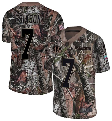 Nike Bengals #7 Boomer Esiason Camo Men's Stitched NFL Limited Rush Realtree Jersey Nike Bengals #7 Boomer Esiason Camo Men's Stitched NFL Limited Rush Realtree Jersey