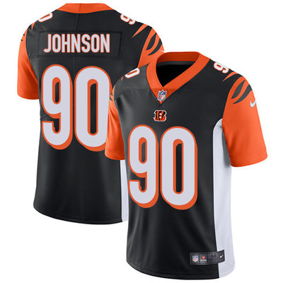 Nike Bengals #90 Michael Johnson Black Team Color Men's Stitched NFL Vapor Untouchable Limited Jersey Nike Bengals #90 Michael Johnson Black Team Color Men's Stitched NFL Vapor Untouchable Limited Jersey