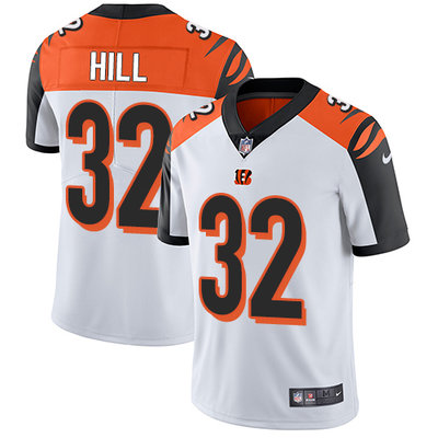 Nike Bengals #32 Jeremy Hill White Men's Stitched NFL Vapor Untouchable Limited Jersey Nike Bengals #32 Jeremy Hill White Men's Stitched NFL Vapor Untouchable Limited Jersey