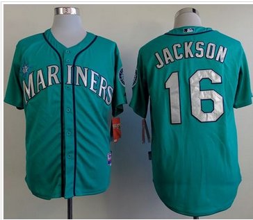 Seattle Mariners #16 Austin Jackson Green Alternate Cool Base Stitched MLB Jersey Seattle Mariners #16 Austin Jackson Green Alternate Cool Base Stitched MLB Jersey