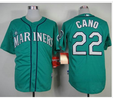 Seattle Mariners #22 Robinson Cano Green Cool Base Stitched Baseball Jersey Seattle Mariners #22 Robinson Cano Green Cool Base Stitched Baseball Jersey