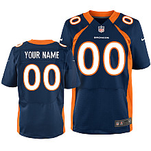 Nike Denver Broncos Customized Elite Blue Jerseys Nike Denver Broncos Customized Elite Blue Jerseys