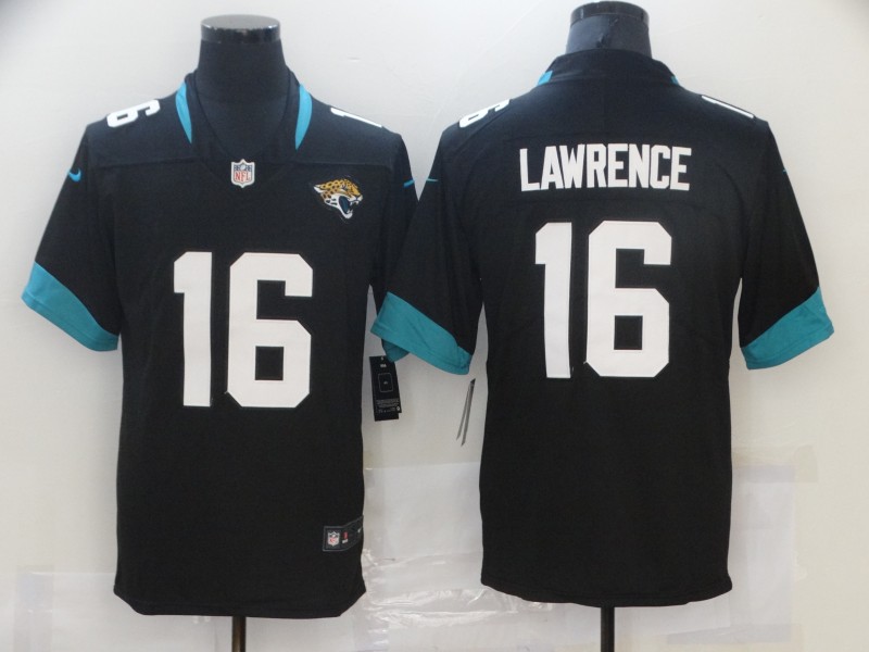 Jaguars #16 Trevor Lawrence Black Vapor Limited Jersey Jaguars #16 Trevor Lawrence Black Vapor Limited Jersey