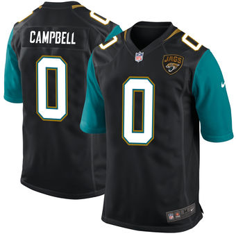 Men's Jacksonville Jaguars Calais Campbell Nike Black Game Jersey