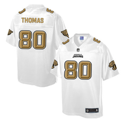 Nike Jaguars #80 Julius Thomas White Men's NFL Pro Line Fashion Elite Jersey