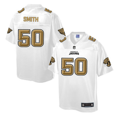 Nike Jaguars #50 Telvin Smith White Men's NFL Pro Line Fashion Elite Jersey
