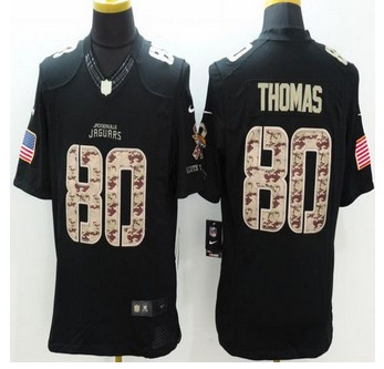 New Jacksonville Jaguars #80 Julius Thomas Black Men's Stitched NFL Limited Salute to Service jersey New Jacksonville Jaguars #80 Julius Thomas Black Men's Stitched NFL Limited Salute to Service jersey