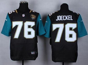 NEW Jacksonville Jaguars #76 Luke Joeckel Black Alternate NFL Elite Jersey
