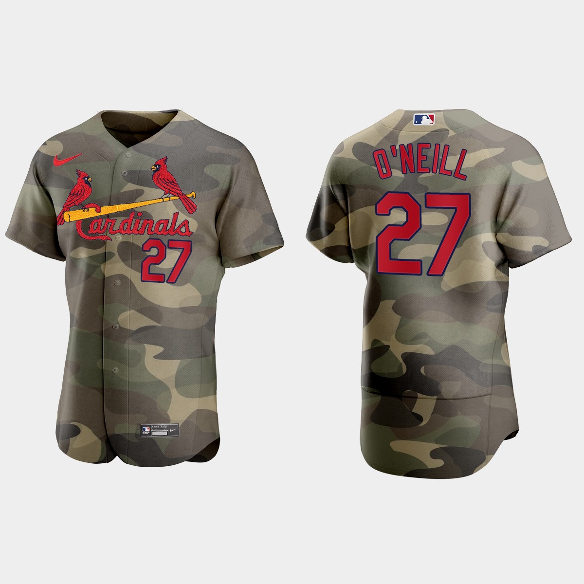 St.Louis Cardinals #27 Tyler O'Neill Men's Nike 2021 Armed Forces Day Authentic MLB Jersey -Camo St.Louis Cardinals #27 Tyler O'Neill Men's Nike 2021 Armed Forces Day Authentic MLB Jersey -Camo