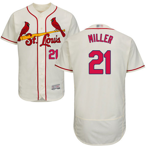Cardinals #21 Andrew Miller Cream Flexbase Authentic Collection Stitched Baseball Jersey Cardinals #21 Andrew Miller Cream Flexbase Authentic Collection Stitched Baseball Jersey