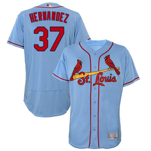 Cardinals #37 Keith Hernandez Light Blue Flexbase Authentic Collection Stitched Baseball Jersey Cardinals #37 Keith Hernandez Light Blue Flexbase Authentic Collection Stitched Baseball Jersey