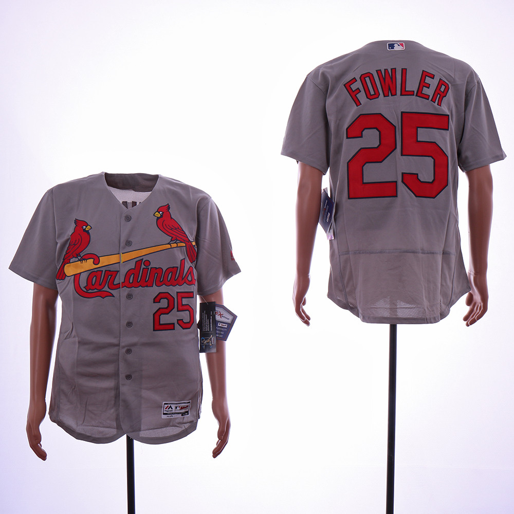 Cardinals 25 Dexter Fowler Gray Flexbase Jersey Cardinals 25 Dexter Fowler Gray Flexbase Jersey