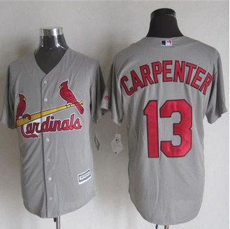 St. Louis Cardinals #13 Matt Carpenter Grey New Cool Base Stitched Baseball Jersey St. Louis Cardinals #13 Matt Carpenter Grey New Cool Base Stitched Baseball Jersey