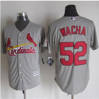 St. Louis Cardinals #52 Michael Wacha Grey New Cool Base Stitched Baseball Jersey St. Louis Cardinals #52 Michael Wacha Grey New Cool Base Stitched Baseball Jersey