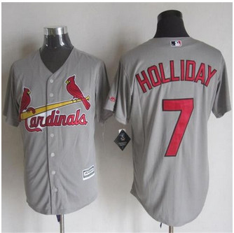 St. Louis Cardinals #7 Matt Holliday Grey New Cool Base Stitched Baseball Jersey St. Louis Cardinals #7 Matt Holliday Grey New Cool Base Stitched Baseball Jersey