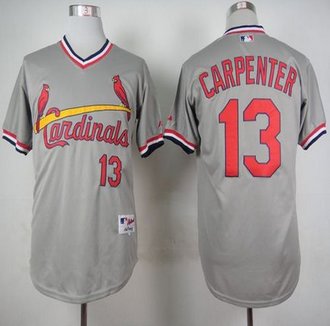 St. Louis Cardinals #13 Matt Carpenter Grey 1978 Turn Back The Clock Stitched Baseball jersey St. Louis Cardinals #13 Matt Carpenter Grey 1978 Turn Back The Clock Stitched Baseball jersey